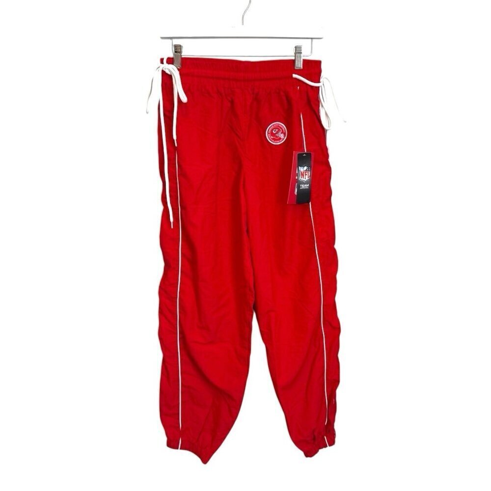 Ultra Game NFL Chiefs Team Jogger Sweatpants Pants Wind Pants Size Medium Women